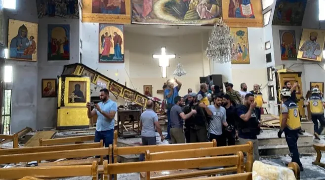 Bom Bunuh Diri di Gereja Damaskus, 25 Orang Tewas