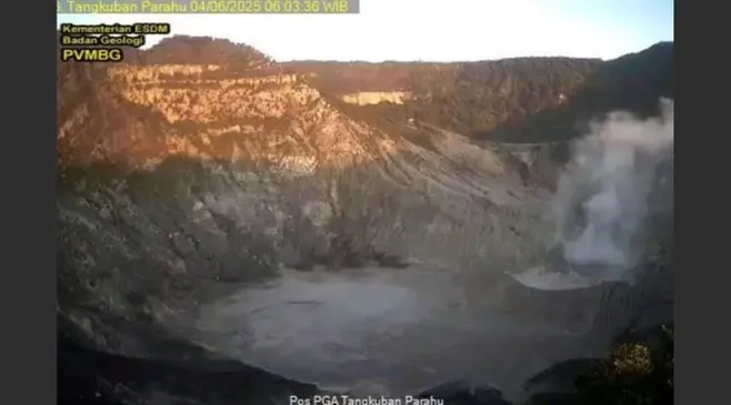 Badan Geologi Imbau Potensi Erupsi Freatik Gunung Tangkuban Perahu, Apa Itu?