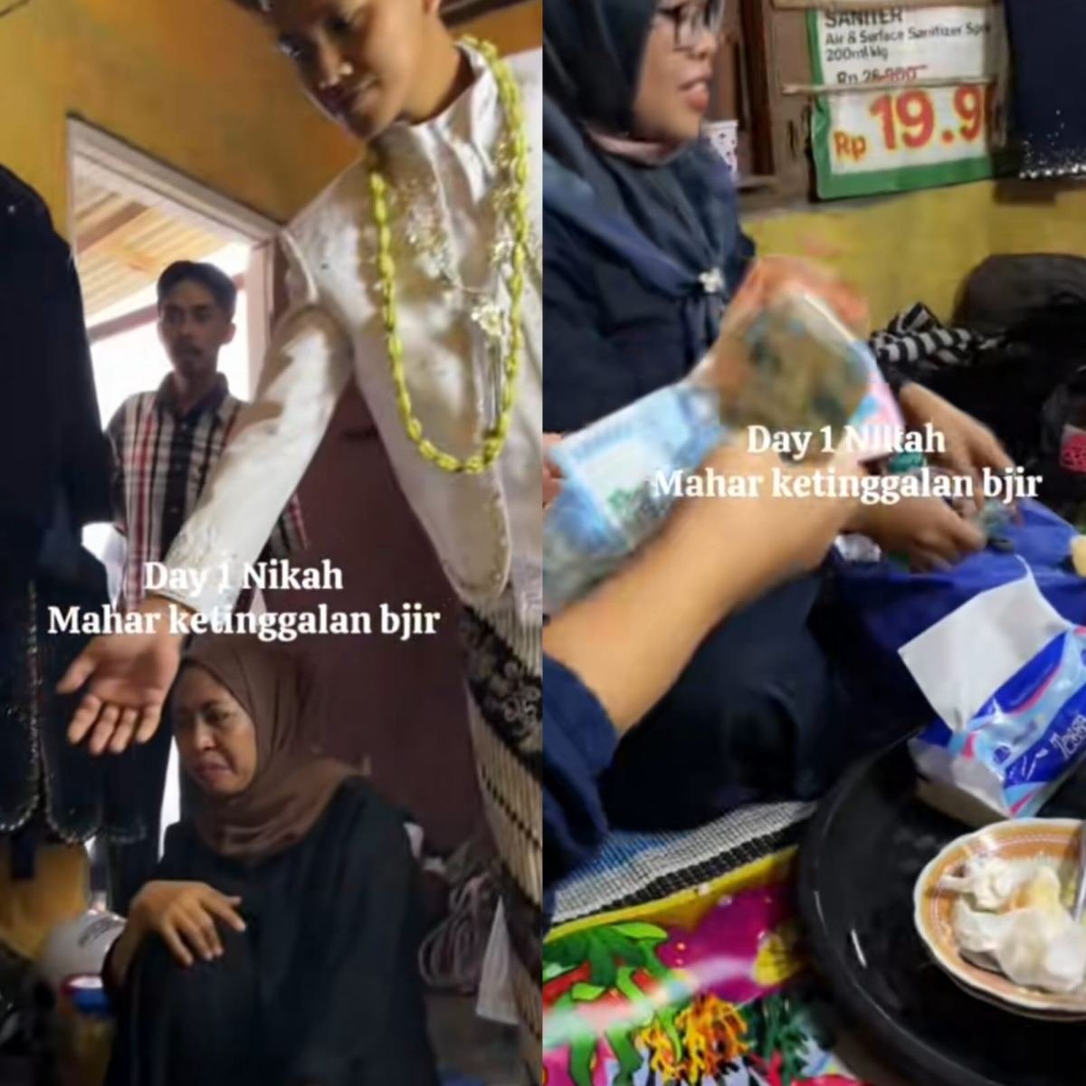 Kocak! Pengantin Pria Lupa Bawa Mahar, Akhirnya Diganti dengan Patungan