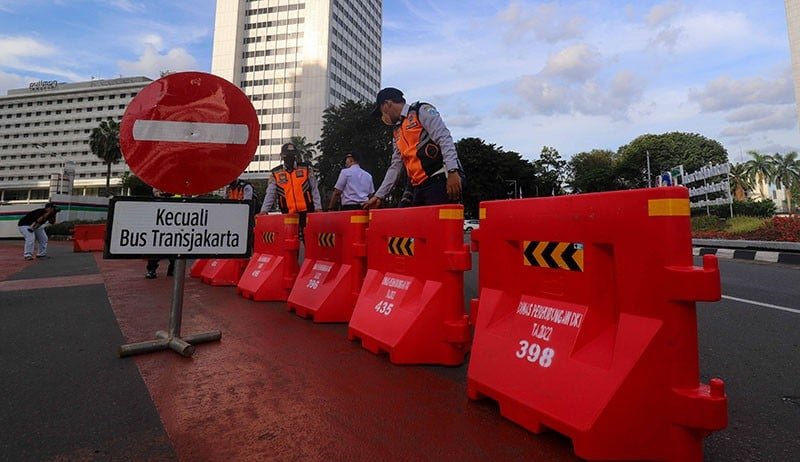 Catat! Ini 32 Ruas Jalan di Jakarta yang Ditutup Pagi Ini