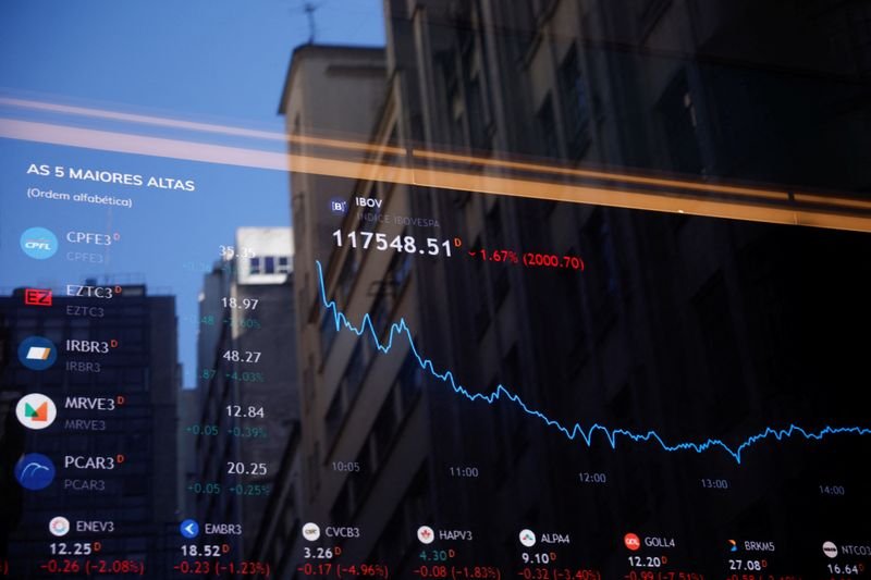 Bursa saham Brasil turun pada penutupan perdagangan; Bovespa turun 0,18%