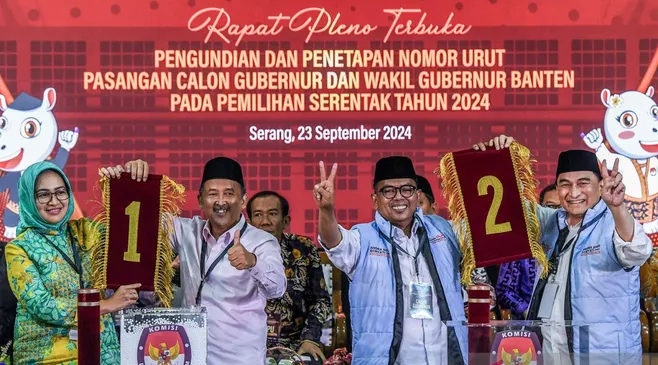 Hasil Quick Count Banten 2024: Pasangan Soni-Dimyati Unggul Sementara