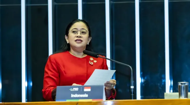 Pidato Puan di Parlemen G20, Dorong 50% Anggaran Belanja Militer Dialihkan untuk Bantu Masyarakat Miskin