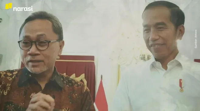 Mendag Zulkifli Ditegur Jokowi dan Gak Diajak Cek Harga Minyak Goreng di Pasar: Fokus Bekerja!