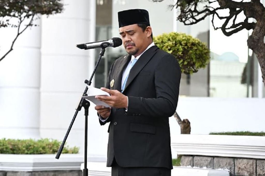 Bobby Nasution Wajibkan Lagu Indonesia Raya Dikumandangkan Tiap Jam 10 Pagi